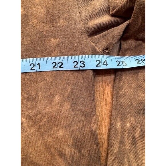 The Mountain Hungry Eyes Long Sleeve T Shirt Mens 2XL Brown Tiger Tie Dye EUC - Picture 7 of 9